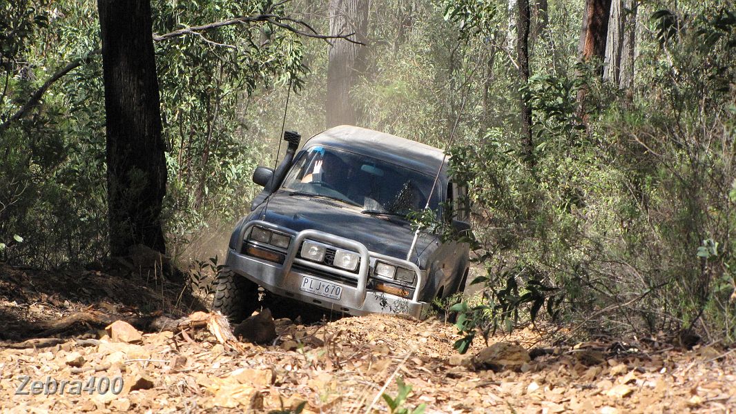 13-Iceman shows us how easy it is to climb Mt Tingaringy Track.JPG